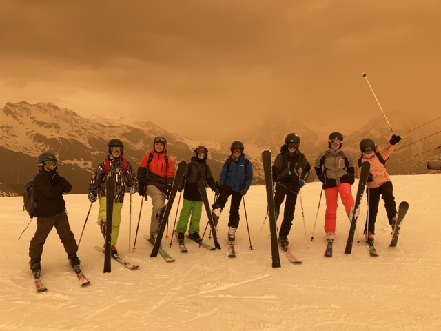 Skieurs mardi
